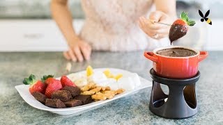 Chocolate Fondue Recipe and Tips  HoneysuckleCatering [upl. by Llenoj]