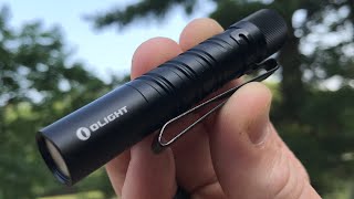 The Olight i3T EOS AAAPowered 180 Lumens  The Streamlight Microstream Killer [upl. by Ahserkal351]