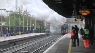 5043 storms through Didcot  The Great Britain V Day 9 290412 [upl. by Brandyn302]