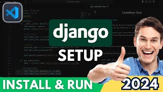 How to Install amp Run Django 503 in Visual Studio Code 2024 [upl. by Leonhard]