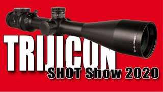 NEWS FROM TRIJICON  AccuPoint  Credo  Tenmile  Huron  Ascent  Ventus  SHOT Show 2020 [upl. by Assenay]