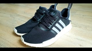 How to EASY Lace Adidas NMD double loop method  QickTip [upl. by Koah]