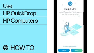 How to Use HP QuickDrop  HP Computers  HP Support [upl. by Cain]