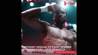 Anthony Joshua To Fight Winner Between Fury Usyk Rematch [upl. by Kirt]