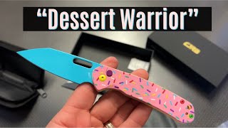 CJRB Cutlery PyriteAlt Dessert Warrior® Wharncliffe [upl. by Leede]