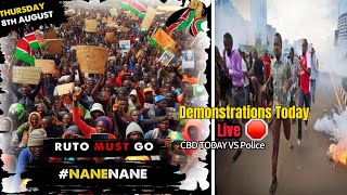 Must Watch🛑 Kenyans React The Nane Nane March Maandamano Live Kasmuel  Nairobi CBD Protests [upl. by Laband311]