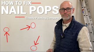 Fixing Drywall Nail Pops the Right Way [upl. by Greeson286]