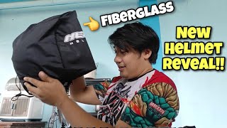 PINAKA MURANG FIBERGLASS HELMET REVEAL KAMUSTA KAYA ITO  REVIEW IMPRESSION [upl. by Emelyne779]