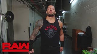 Roman Reigns brawls with Jinder Mahal during their interview Raw June 4 2018 [upl. by Dahlia]