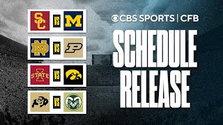 2024 College Football on CBS schedule released  CBS Sports [upl. by Acirat]