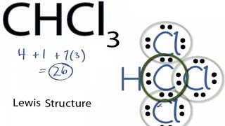 CHCl3 Lewis Structure How to Draw the Lewis Structure for CHCl3 [upl. by Bron]