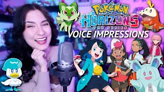 Pokémon Horizons VOICE IMPRESSIONS [upl. by Levine]