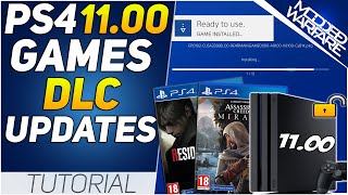 Installing PS4 Games DLC amp Updates on the 1100 Jailbreak [upl. by Adnoved]