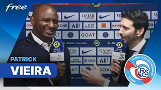 PSGStrasbourg  P Vieira  quotIl faut laisser le temps aux joueursquot  BORDTERRAIN [upl. by Quincy]