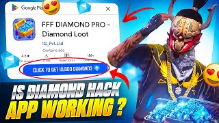 TRYING FREE DIAMOND HACK APPS FROM PLAYSTORE 😳  GARENA FREE FIRE [upl. by Lashonde689]