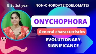 General Characteristics And Evolutionary significance Of Onychophora bsc 1st yearPeripatus [upl. by Irfan]