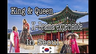 KDRAMA HANBOK EXPERIENCE KYEONGBUKONG경복궁 PALACE IN SEOUL PamangkinVlogTour [upl. by Odrawde903]