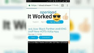 How to Download Movies of Openload from any Browser Openload Error Fixed [upl. by Elleiram984]