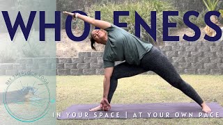 30min Wholeness Yoga Flow for the Crown Chakra  Unity Move and breathe beyond the self [upl. by Walrath365]