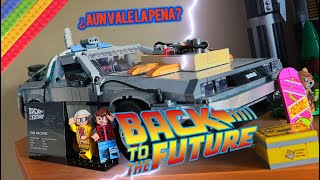 Review LEGO DELOREAN Volver Al Futuro ¿Aún Vale la PENA LEGO Icons Set 10300  PlaymoLego Toys [upl. by Randa578]