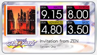 【GITADORA】 Invitation from ZEN MASTER  BASIC Drum [upl. by Oicnecserc170]