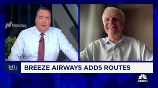 Breeze Airways CEO David Neeleman on route expansion Were seeing some great demand [upl. by Gweneth]