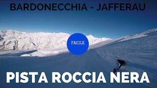 Jafferau  Bardonecchia nuova pista blu Roccia Nera [upl. by Asyl]