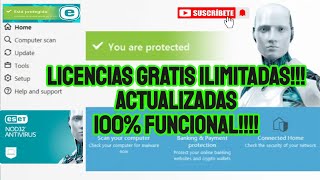 ✅ GENERA LICENCIAS DE ESET NOD 32  ANTIVIRUS CON LICENCIAS DE PRUEBA NOD32 100 LEGAL [upl. by Edythe]