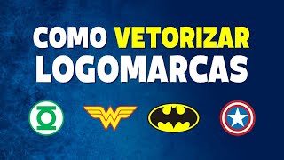 Vetorizando Logomarcas no Corel Draw  Tutorial de como vetorizar imagens e logomarcas [upl. by Imoan440]