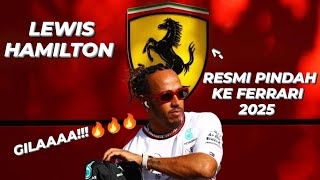 RESMI Lewis Hamilton Ke Ferrari musim 2025🔥 GILA EMG [upl. by Oenire]