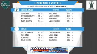 BampDCA  Mens 2nd Grade  Round 11  Leschenault v Colts [upl. by Edwyna]