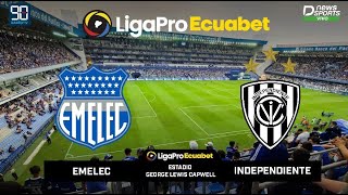 EMELEC VS INDEPENDIENTE LIGAPRO ECUABET FECHA 6 Narración En Vivo 90Minutos Radio TV [upl. by Sabas]