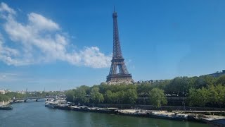 Amazing view of the Eiffel Tower from the Paris Metro [upl. by Lombardi]