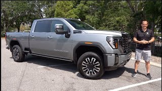 Is the 2024 GMC Sierra HD Denali Ultimate a BETTER truck than a Ford Super Duty [upl. by Trammel]