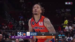 Michael Beasley BIG 3 Highlights 2023 Week 1 [upl. by Lecram]