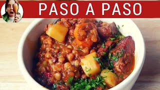 CÓMO HACER GUISO DE LENTEJAS CON CARNE [upl. by Cherida10]