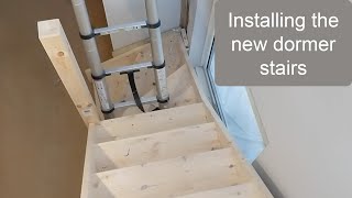 Installing the dormer staircase [upl. by Holden]