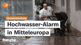 heute 1900 Uhr vom 14092024 Hochwasser in Europa Lage in Charkiw Tag der Tropenwälder [upl. by Middle591]