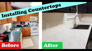 🔴COMO INSTALAR COUNTERTOP INSTALATION ⚒LAMINATED COUNTERTOP✅ [upl. by Airpac]