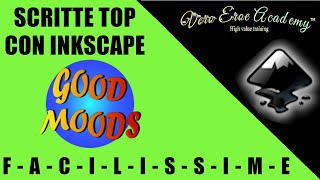 BELLISSIMO TESTO INKSCAPE  INKSCAPE TUTORIAL ITALIANO [upl. by Alf980]