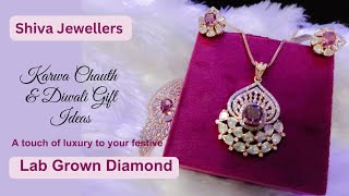 Beautiful Collection  Jewellery  Lab Grown Diamond  Real  Gold  Diwali  KarwaChauth  Festival [upl. by Nodnerb]