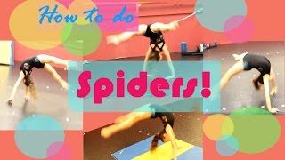 How To Do A Spider Advanced Acro Trick [upl. by Peppard763]