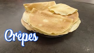 Crêpes  impasto base per ricette dolci e salate [upl. by Shanley]