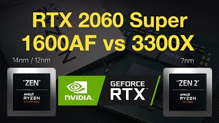 Ryzen 5 1600AF vs Ryzen 3 3300X with RTX 2060 Super Gaming Test  1080p in 5 Games [upl. by Enogitna193]