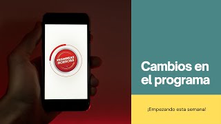 Anuncios y cambios en el programa [upl. by Enirod]