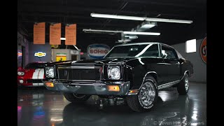 1971 Monte Carlo  454ci Big Block Excellent Condition BlackBlack  Seven Hills Motorcars [upl. by Cid]