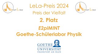 E2piMINT Frankfurt  LeLaPreis 2024 – Preis der Vielfalt [upl. by Zennie7]