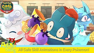 Pokemon Cafe Remix  All Cafe Skill Animations  Christmas Eve Special [upl. by Vassar]