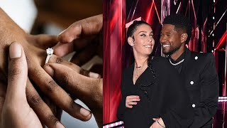 RampB Singer Usher is Finally Engaged With Latina Girlfriend Jennifer Goicoechea [upl. by Novled]