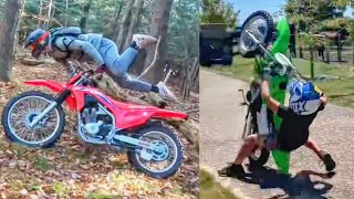 How NOT to Ride a Dirt Bike  EPIC Crashes amp Fails 2023 [upl. by Epilef316]